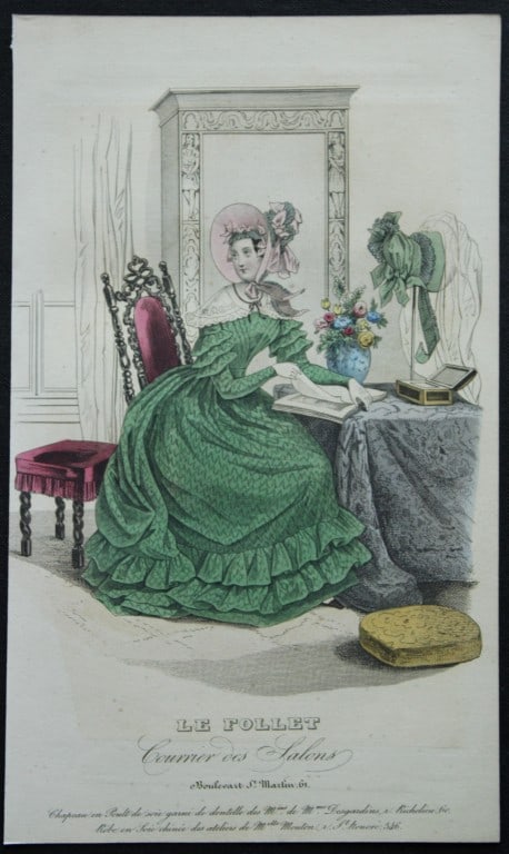 R Sands - Engraving of French Dresses 1816 (1 of 1)