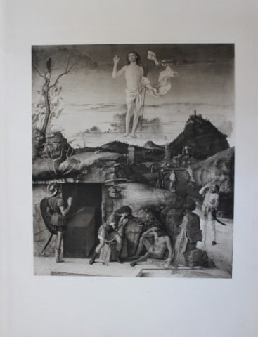 Giovanni Bellini - The Ascension 1903: This large photogravure is from Great Masters 1400-1800, the finest works of the most famous painters during this period.Published by Wm. Heinemann, London 1903.Size: 15in x 20in (38cm x 50cm)
