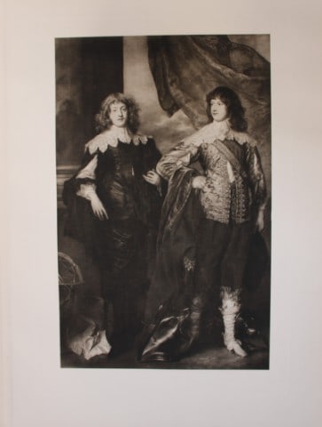 Sir Anthony van Dyck - Lords G Digby and W Russell 1903: This large photogravure is from Great Masters 1400-1800, the finest works of the most famous painters during this period.Published by Wm. Heinemann, London 1903.Size: 15in x 20in (38cm x 50cm)