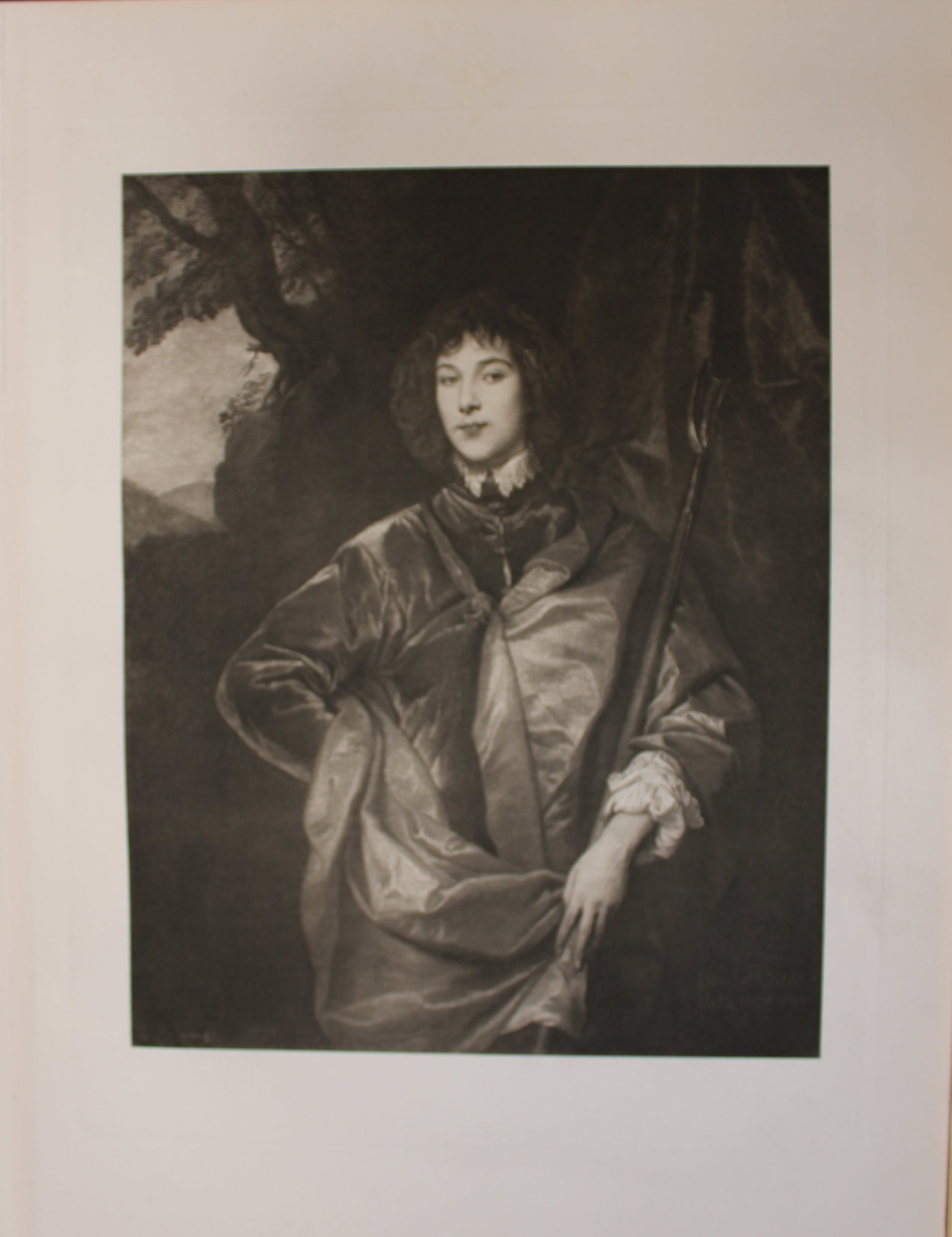 Sir Anthony van Dyck - Philip, 4th Baron Wharton 1903: This large photogravure is from Great Masters 1400-1800, the finest works of the most famous painters during this period.Published by Wm. Heinemann, London 1903.Size: 15in x 20in (38cm x 50cm)