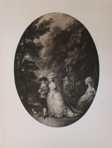 Thomas Gainsborough - Duke and Duchess of Cumberland 1903: This large photogravure is from Great Masters 1400-1800, the finest works of the most famous painters during this period.Published by Wm. Heinemann, London 1903.Size: 15in x 20in (38cm x 50cm)
