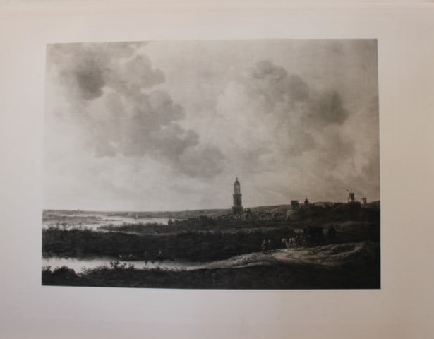 Jan van Goyen - Landscape 1903: This large photogravure is from Great Masters 1400-1800, the finest works of the most famous painters during this period.Published by Wm. Heinemann, London 1903.Size: 15in x 20in (38cm x 50cm)