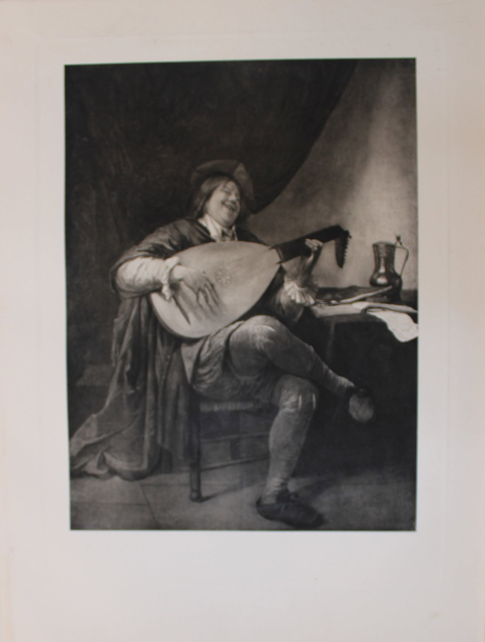 Jan Steen - The Artist's Portrait 1903: This large photogravure is from Great Masters 1400-1800, the finest works of the most famous painters during this period.Published by Wm. Heinemann, London 1903.Size: 15in x 20in (38cm x 50cm)