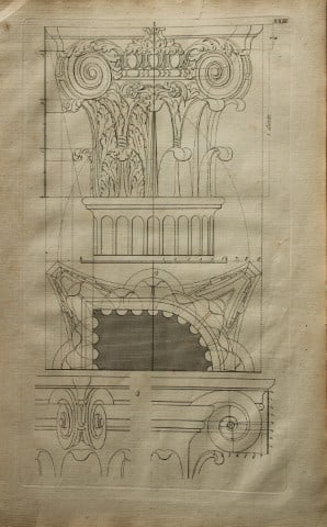 James Gibbs - Architectural Drawing 1753 (1 of 1)