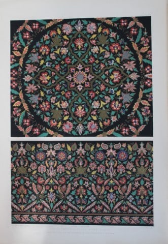 Digby Wyatt - Design from The Industrial Arts of the Nineteenth Century 1852: This chromolithograph is from The Industrial Arts of the Nineteenth Century. A series of illustrations of the choicest specimens produced by every nation at the Great Exhibition of Works of Industry b