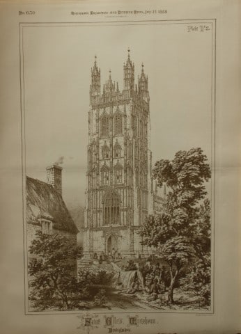 Charles Wickes - Wrexham Cathedral, Denbighshire 1888 (1 of 1)
