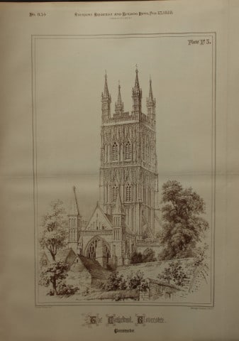 Charles Wickes - Gloucester Cathedral, Gloucestershire 1888 (1 of 1)