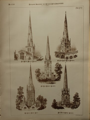 Charles Wickes - Spires of English Churches 1888 (1 of 1)
