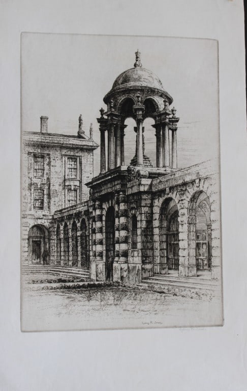 Sydney Jones - Entrance to Queens College, Oxford 1905 (1 of 3)