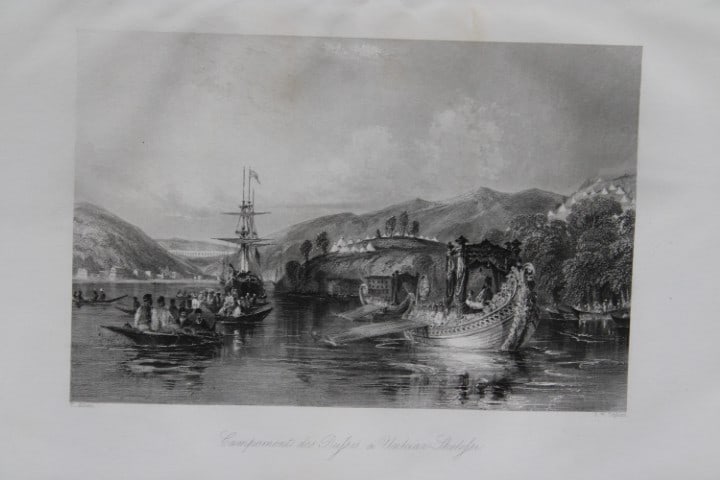T Allom - Unkiar-Skelessi engraved by FW Topham 1855: This engraving is from Histoire de l'Empire Ottoman depuis anciens jusqu?a nos jours (History of the Ottoman Empire from ancient times to the present day) by Theophile Lavallee. Published by Garnier F
