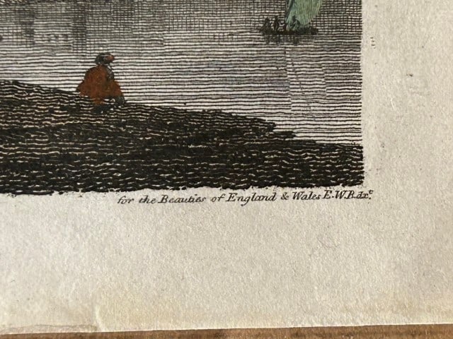 F Nicholson - St Vincent's Rock, Gloucestershire engraved by J Storer 1806: This copper plate engraving from 1806 depicting St. Vincent's Rock near Clifton, Gloucestershire was drawn by Francis Nicholson and engraved by James Storer. ublished by: Vernor, Hood & Sharpe, Poultr