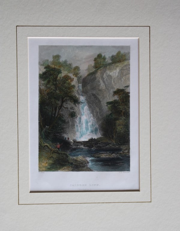 Thomas Allom - Caldron Linn, Perthshire engraved by JT Willmore 1837 (1 of 1)