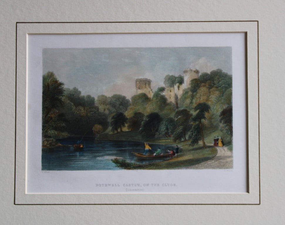 Thomas Allom - Bothwell Castle on the Clyde engraved by H Wallis 1837 (1 of 1)
