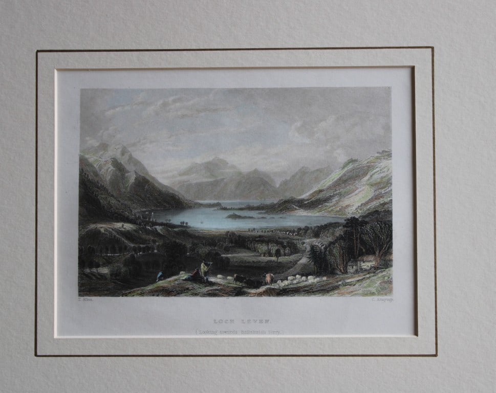 Thomas Allom - Loch Leven engraved by C Armytage 1837 (1 of 1)