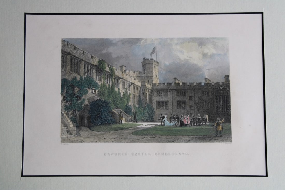 Thomas Allom - Haworth Castle, Cumberland engraved by JC Bentley 1834 (1 of 1)