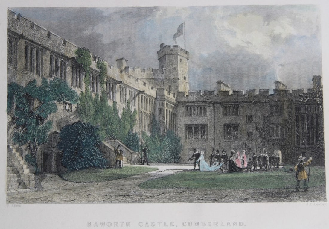 Thomas Allom - Haworth Castle, Cumberland engraved by JC Bentley 1834 (1 of 1)