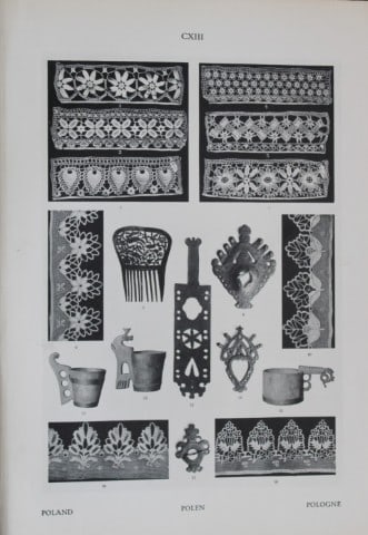 Helmuth Bossert - 4 Polish Folk Art plates 1924 (1 of 4)