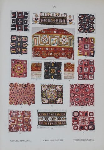 Helmuth Bossert - 4 Czech Folk Art plates 1924 (1 of 4)