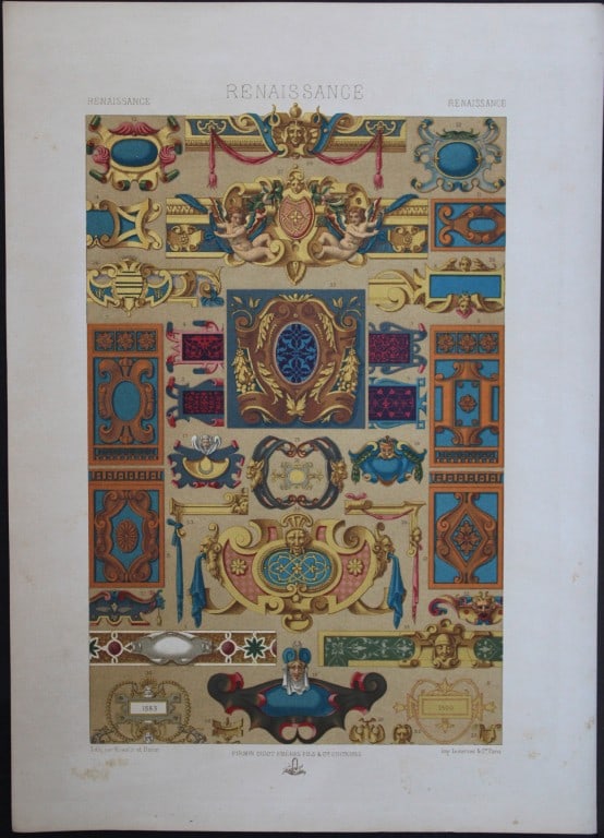 Thomas Chippendale - Original engraving of 1762 (1 of 1)