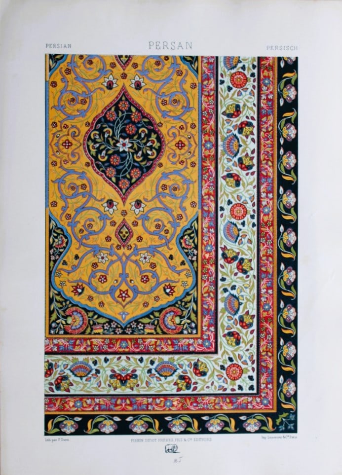 Dupont-Auberville - Chromolithograph of decorative art 1881 (1 of 1)