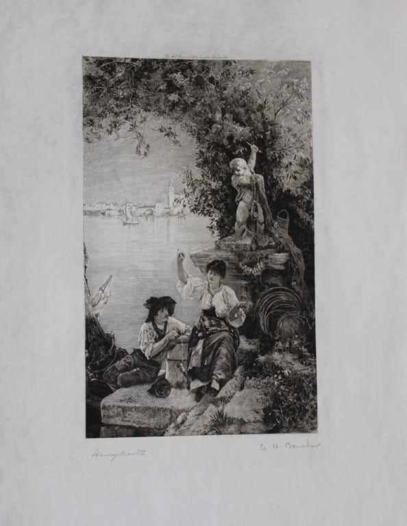 Henry Woods - Cupid's Spell engraved by H Boucher 1908 (1 of 2)