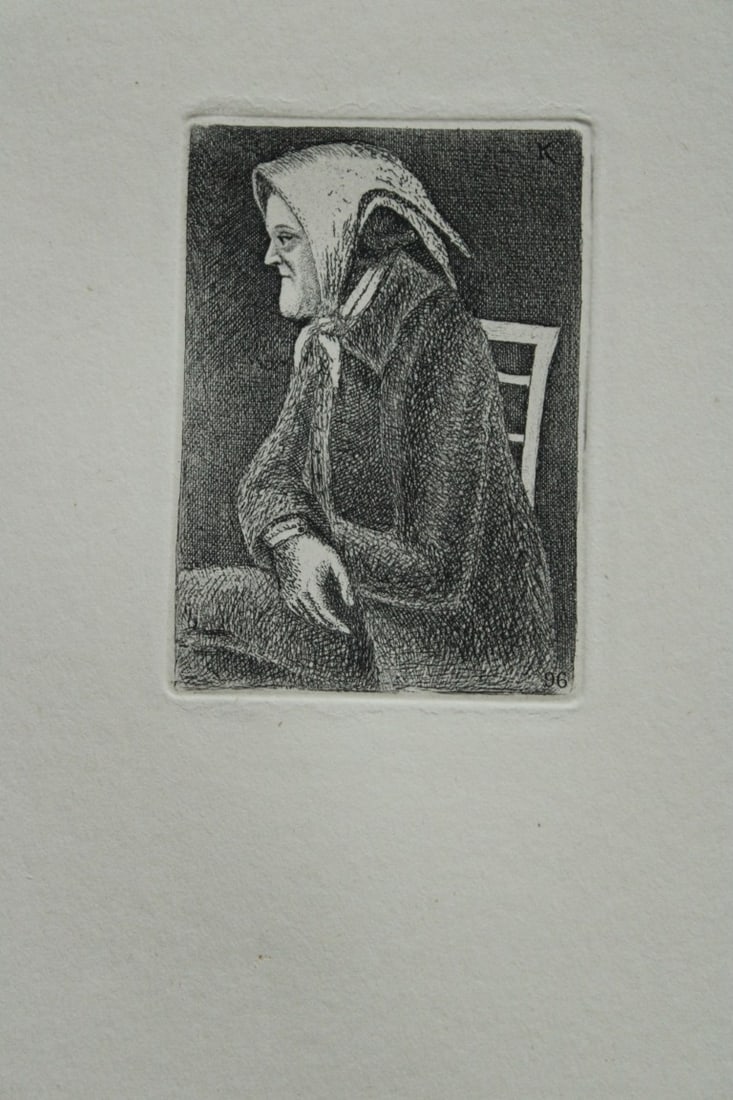 John Kay - 2 etchings of Scottish characters 1877: These engravings are from A Series of Original Portraits and Caricature Etchings by John Kay. Published by Adam and Charles Black, Edinburgh, 1877. Kay was a caricaturist, engraver and miniature paint