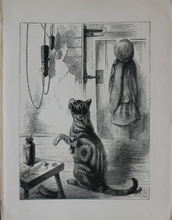 AT Elwes - Lily and Maurice at the Circus 1884: This print is from Little Wide Awake annual published in 1884 by George Routledge and Sons, London.The illustrations in this work were by A Baker, Gordon Browne, ME Edwards, AT Elwes, Kate Greenaway, 