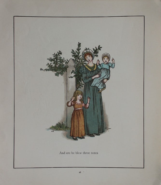 Kate Greenaway - The Pied Piper of Hamelin 1905: This print is from The Pied Piper of Hamelin by Robert Browning. Published by George Routledge & Sons, London, 1905.