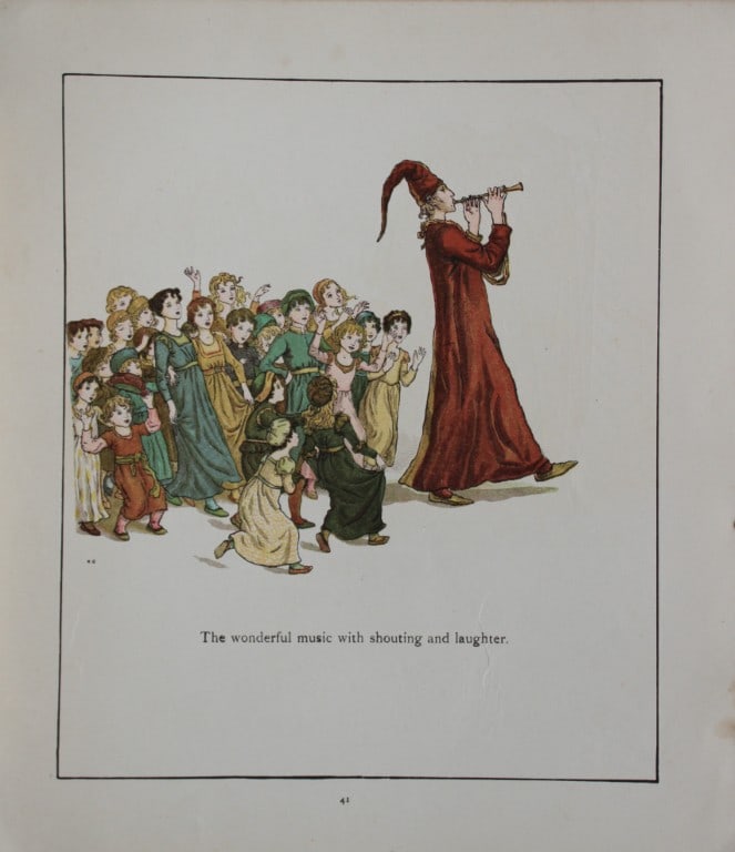 Kate Greenaway - The Pied Piper of Hamelin 1905 (1 of 1)