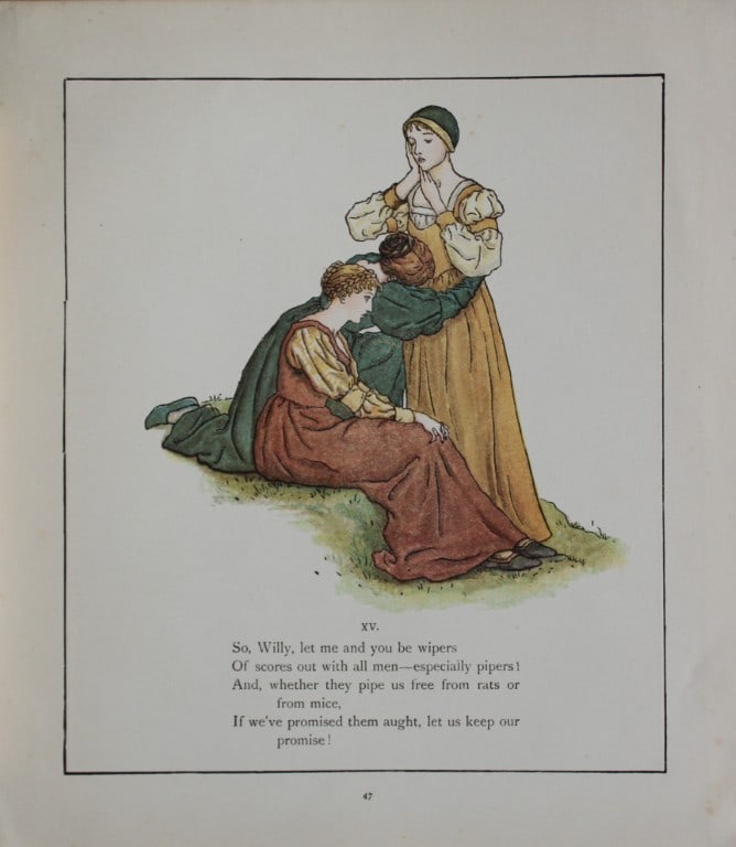 Kate Greenaway - The Pied Piper of Hamelin 1905 (1 of 1)