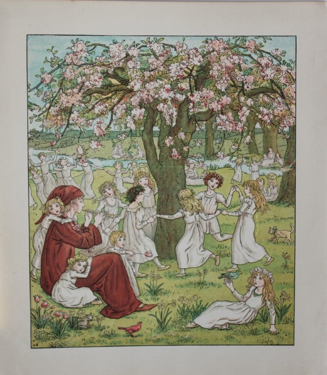 Kate Greenaway - The Pied Piper of Hamelin 1905: This print is from The Pied Piper of Hamelin by Robert Browning. Published by George Routledge & Sons, London, 1905.