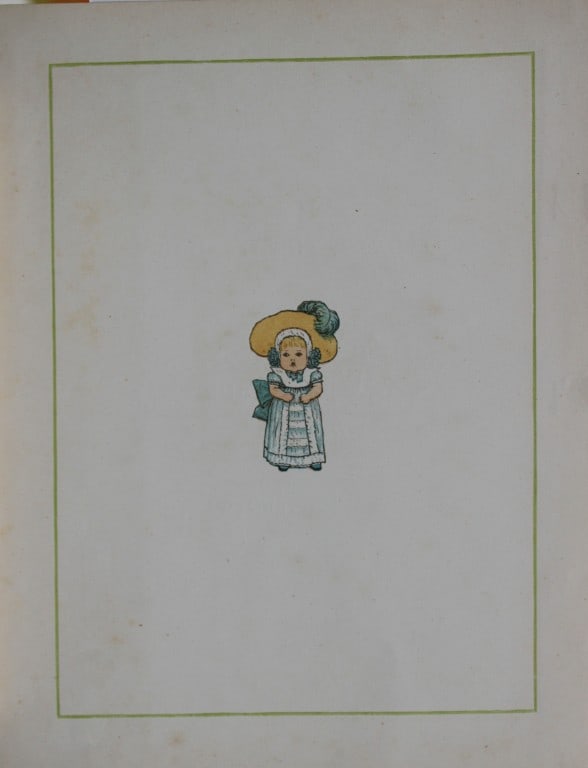 Kate Greenaway - Under the Window: Pictures and Rhymes 1878: This print is from Under the Window by Kate Greenaway.Published by George Routledge and Sons, London, 1878Size: 9.5 x 7.5 inches.