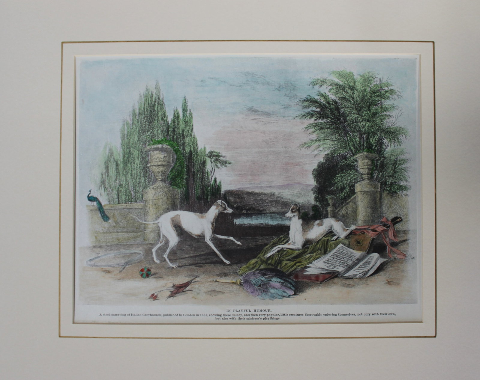 P Reinagle after WR Smith - Italian Greyhounds 1934: P Reinagle after WR Smith - Italian Greyhounds 1934