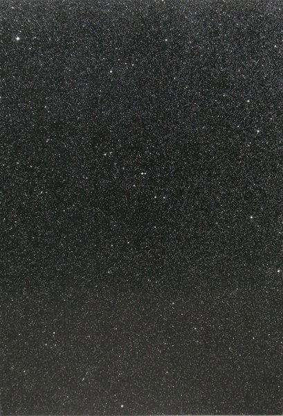 THOMAS RUFF: 1958 - STARSCAPE 18H, 12M/-40°, 1990, Granolitografia, cm 68x44 su carta cm 89x65.Firma, titolo, data e numero esemplare "19/40" a matita sul retro.