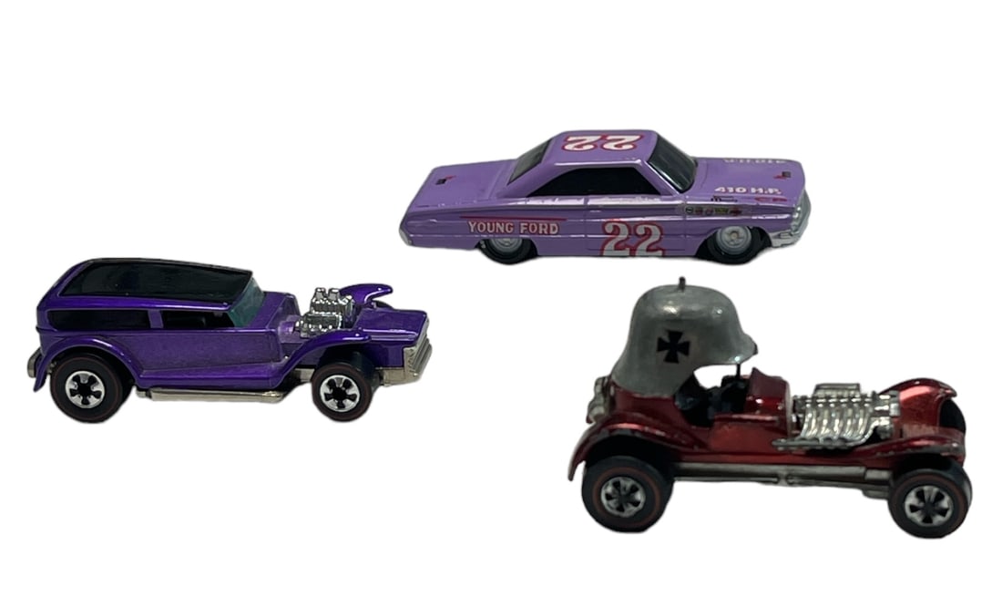 Lot of 3 | Vintage Hot Wheels Collection with two Redliners (1 of 7)
