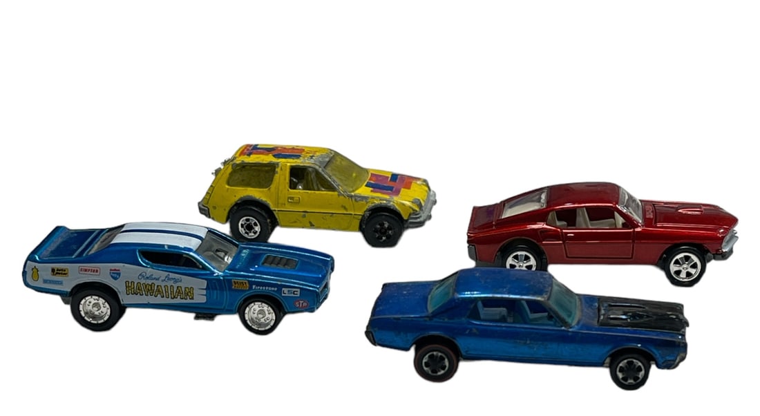Lot of 4 | Vintage Hot Wheels Collection with one Redliners (1 of 7)