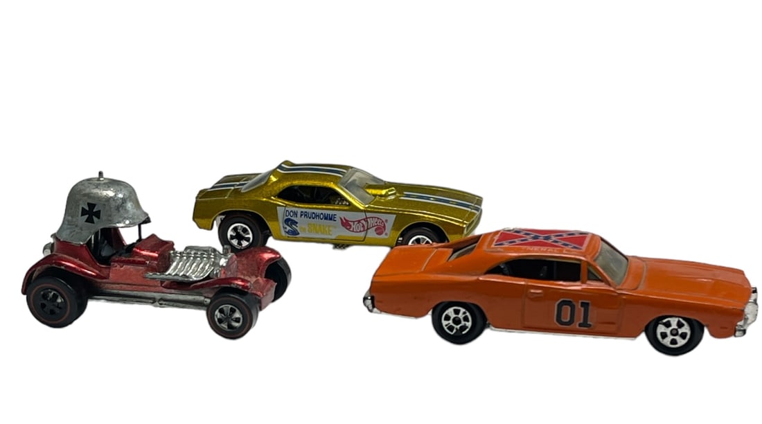 Lot of 3 | Vintage Hot Wheels Collection with Two Redliners (1 of 10)