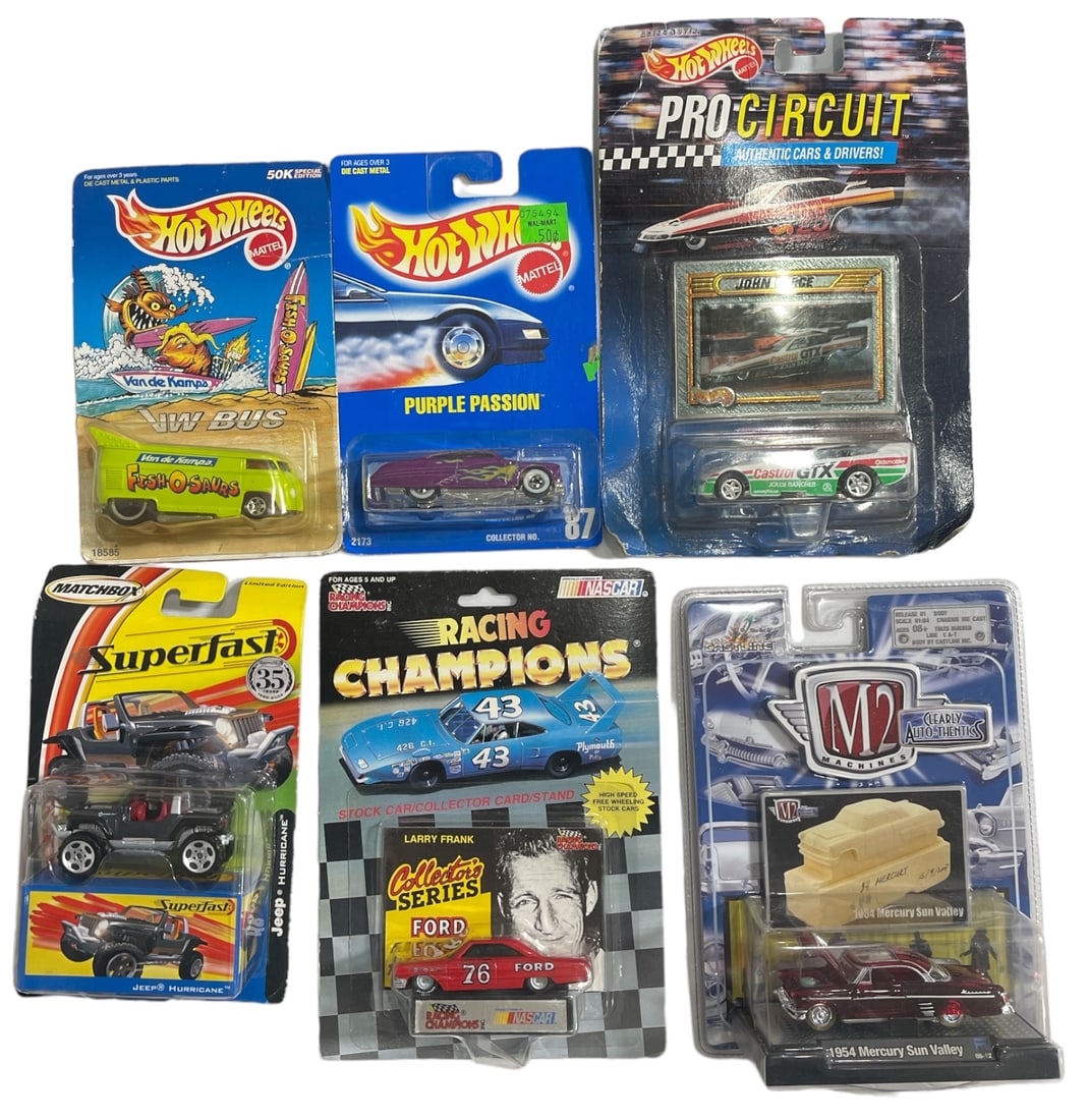 Lot of 6 | Hot Wheels Redline Collectible SEALED and Vintage Matchbox, Nascar, and M2 Machines toy (1 of 8)