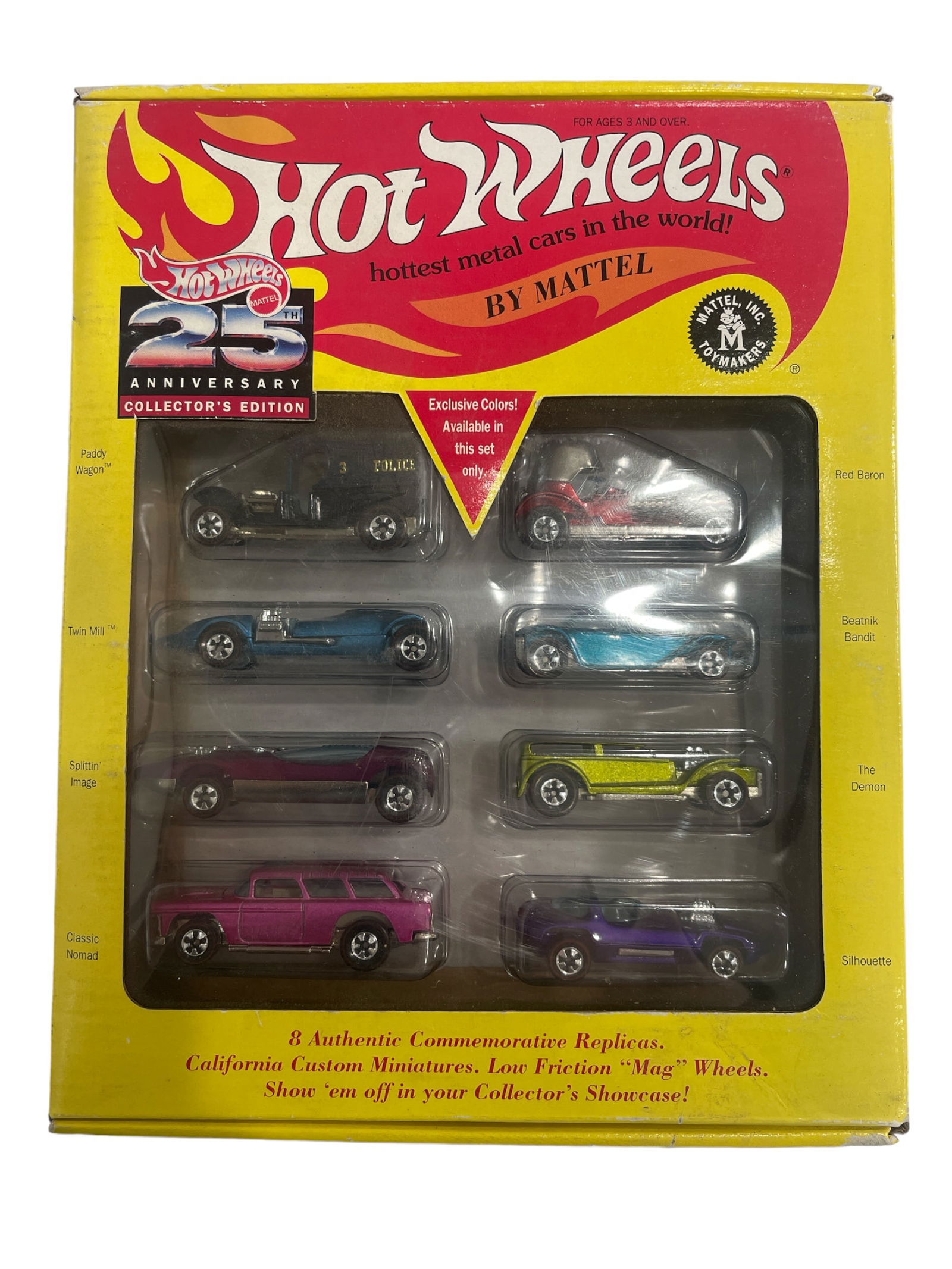 Hot Wheels 25th Anniversary Collector’s Edition Box Set | Series #1 | SEALED with Mattel Sticker (1 of 4)