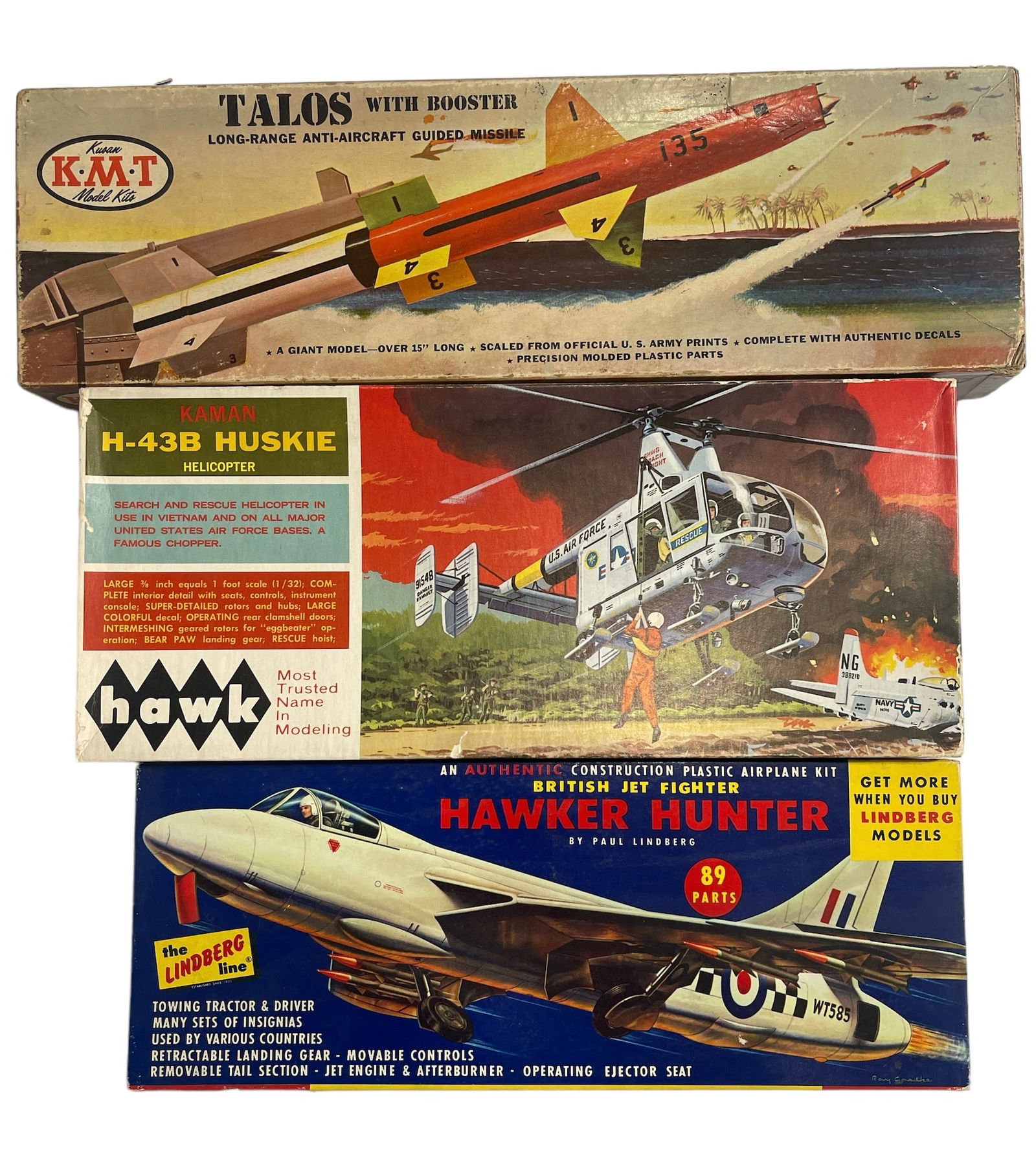 Lot of 3 | Vintage Aircraft Model Kits (1 of 2)