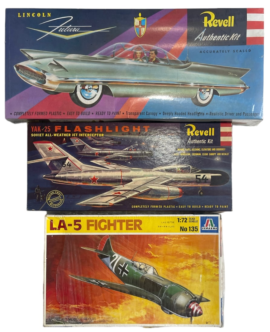Lot of 3 | Vintage Model Kits (1 of 2)