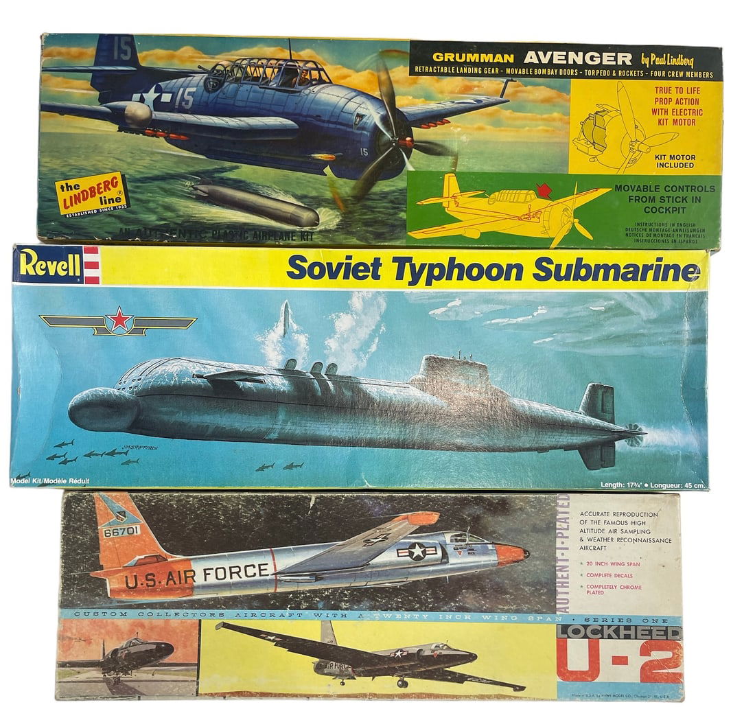 Lot of 3 | Vintage Model Kits (1 of 2)