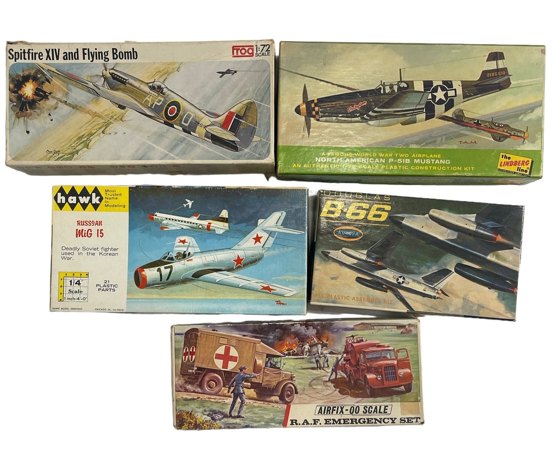 Lot of 5 | Vintage Model Kits (1 of 2)