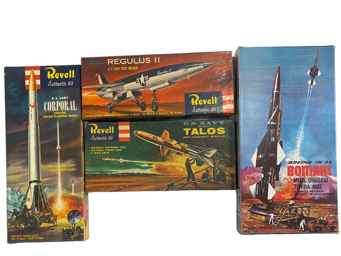 Lot of 4 | Vintage Missile Model Kits (1 of 2)