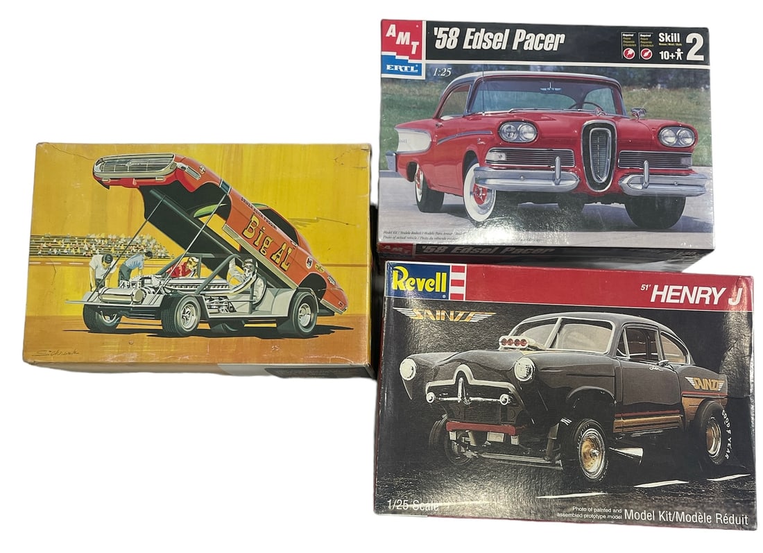 Lot of 3 | Vintage Car Model Kits (1 of 2)