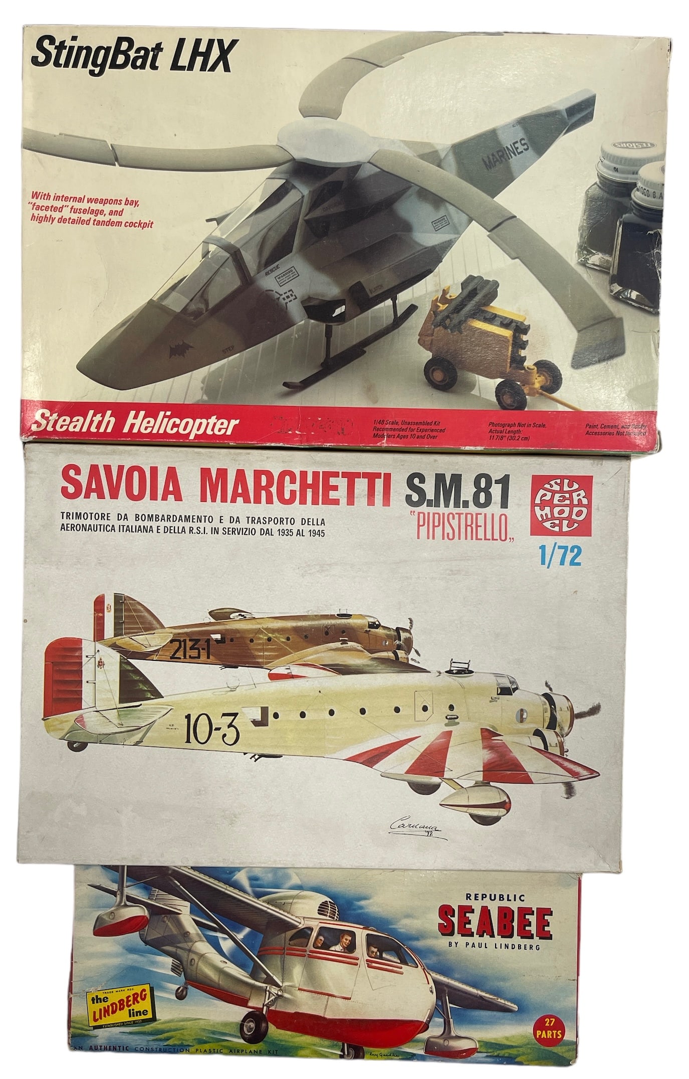 Lot of 3 | Vintage Aircraft Model Kits (1 of 2)