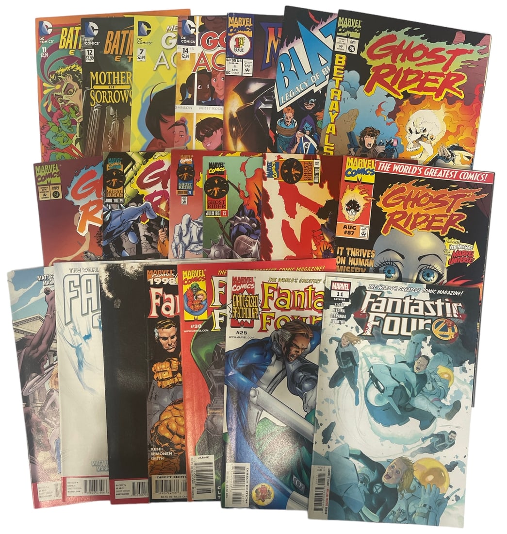 Lot of 20 | Vintage DC and Marvel Comics Book Collection (1 of 5)