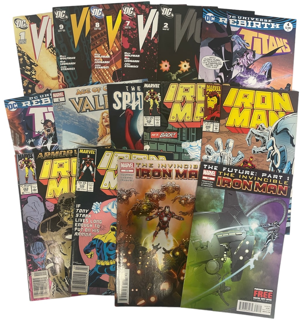 Lot of 15 | Vintage DC and Marvel Comics Book Collection (1 of 4)