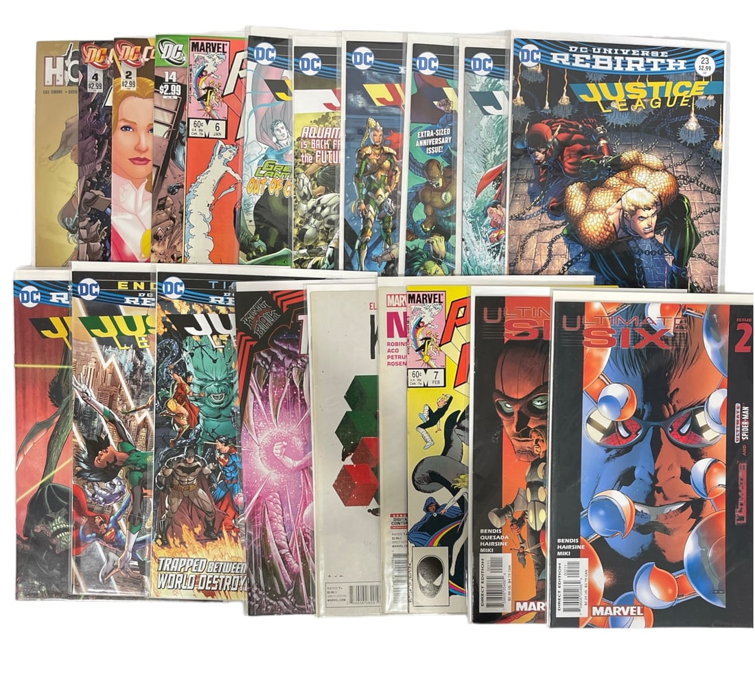 Lot of 20 | DC and Marvel Comics Book Collection (1 of 5)