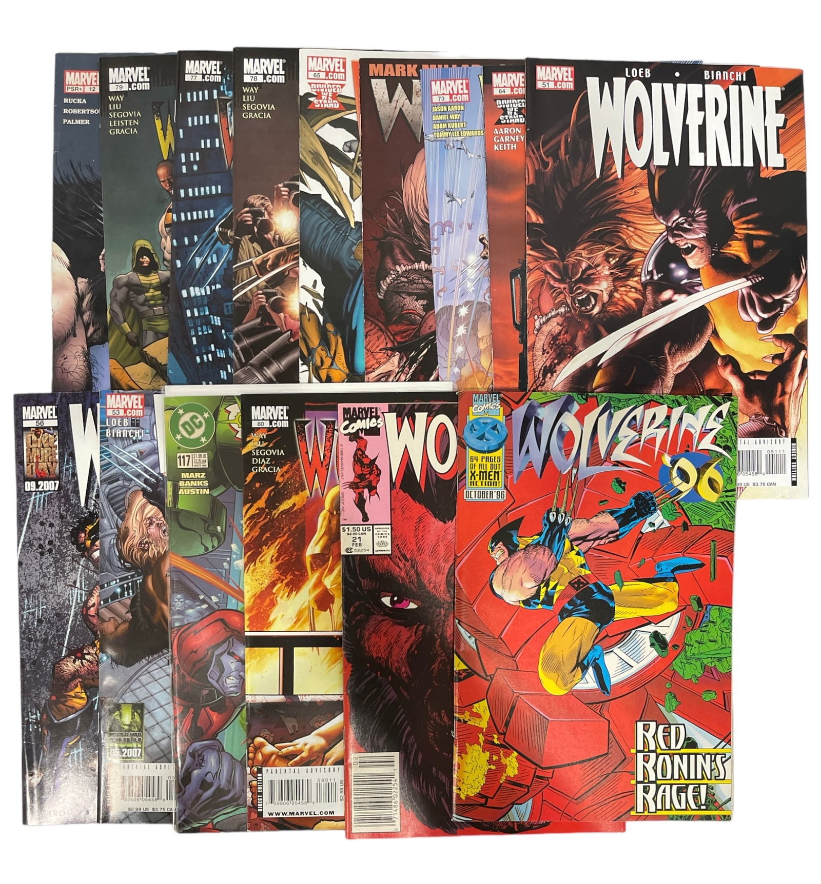 Lot of 15 | Vintage DC and Marvel Comics Book Collection (1 of 4)